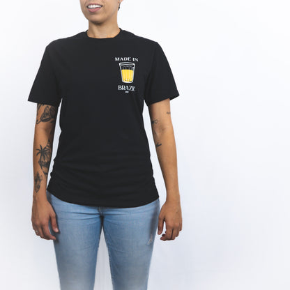 Copo Americano Basic Black Unisex T-shirt