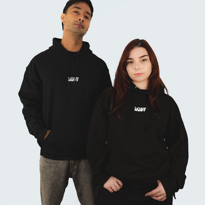 Don't Follow Me, I'm Lost Too Black Unisex Hoodie