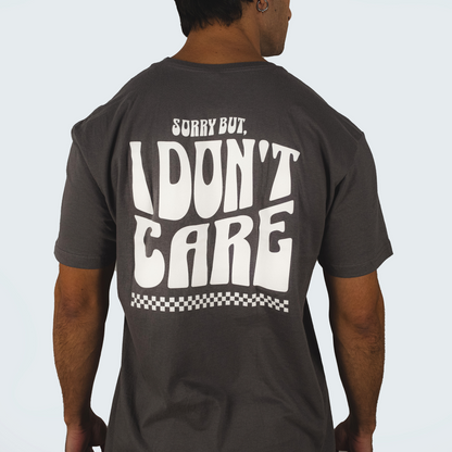 I Don't Care Basic Grey Unisex T-shirt