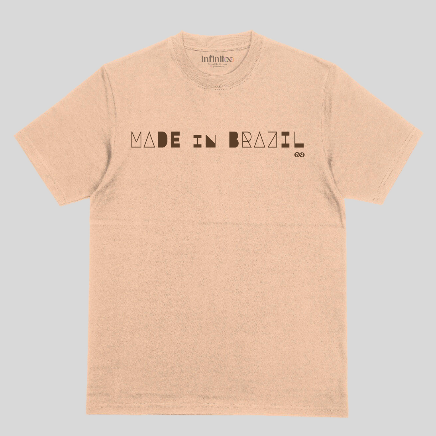 Unisex Made in Brazil Basic Sand T-shirt